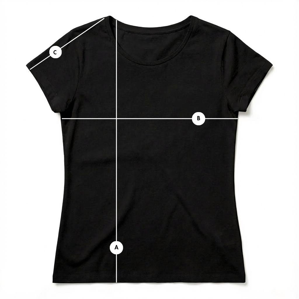 WOMEN'S BLACK T-SHIRT - PETIT packshot