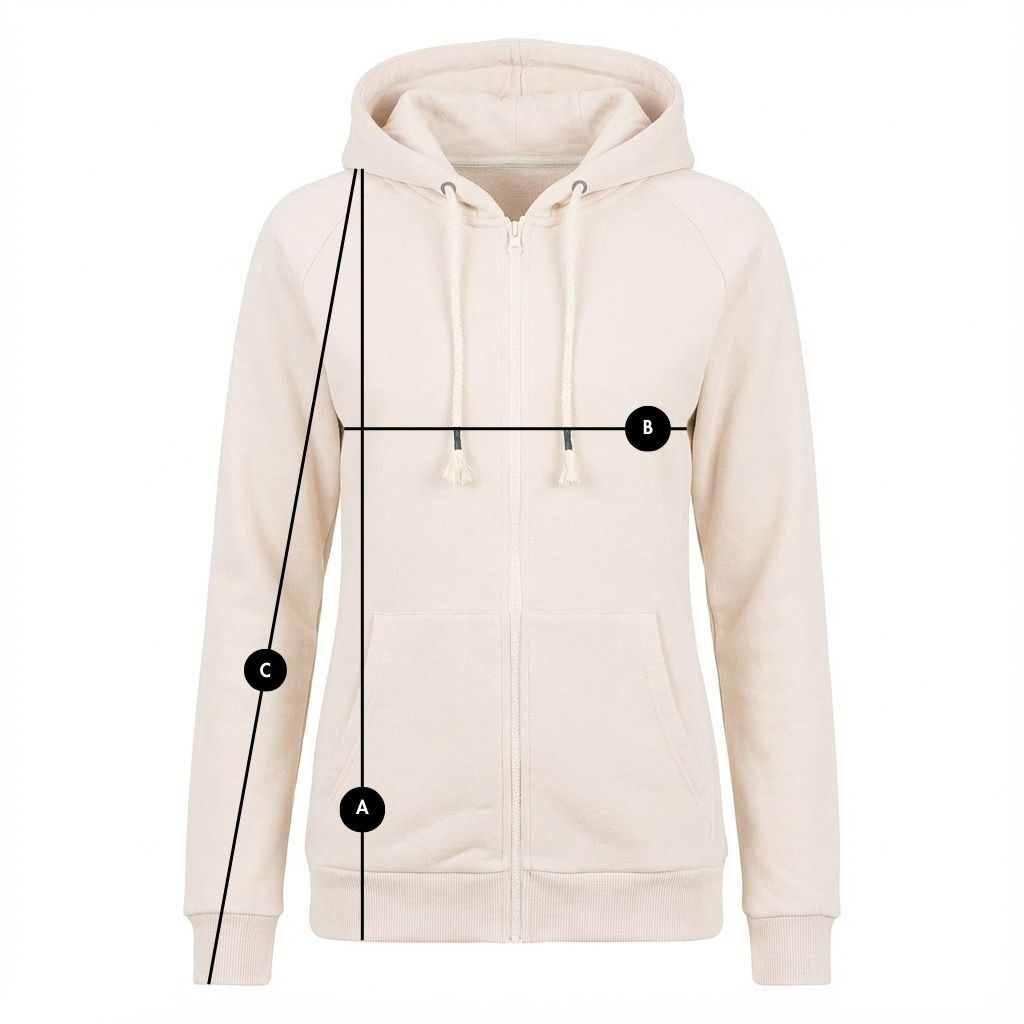 Beige Zip-Up Hoodie - ZANZIBAR packshot