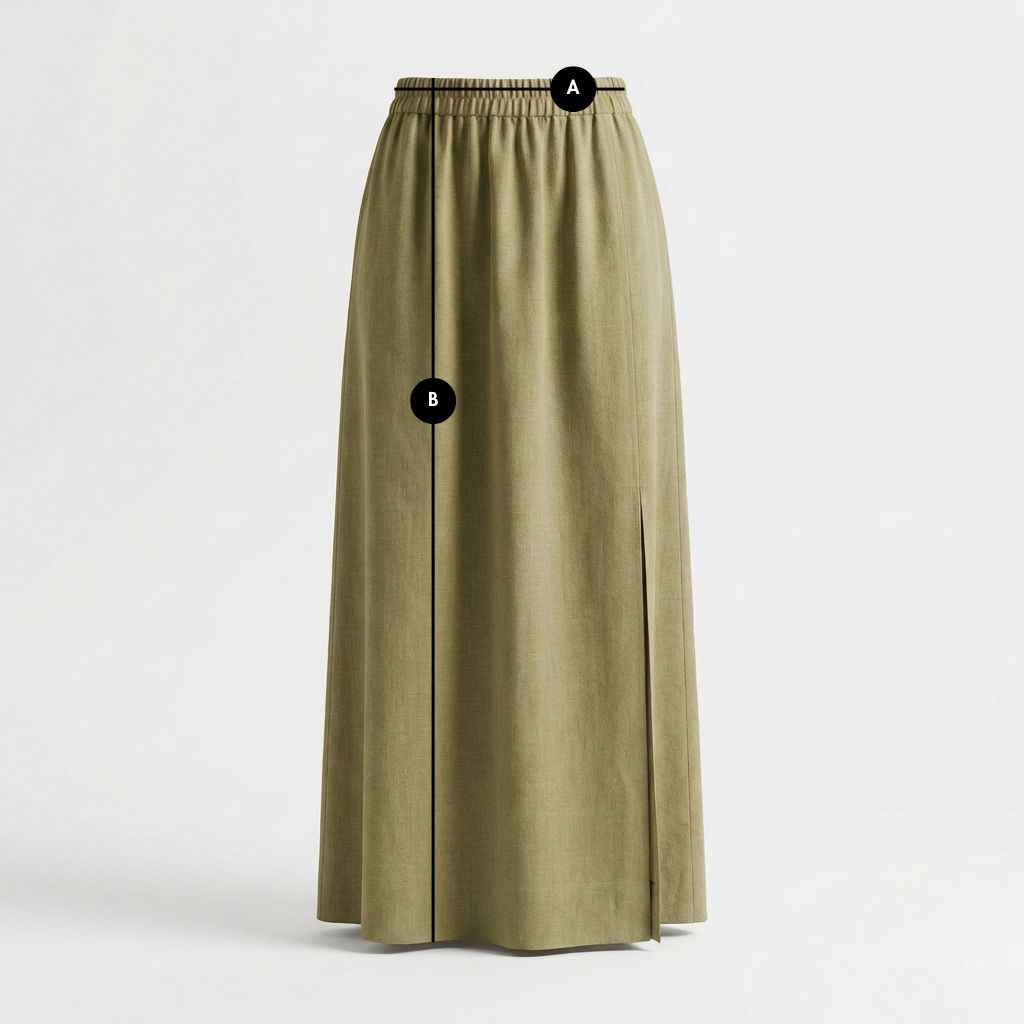 GREEN LINEN SKIRT - LIPSI packshot
