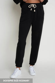 REGULAR FIT BLACK SWEATPANTS - MILOS