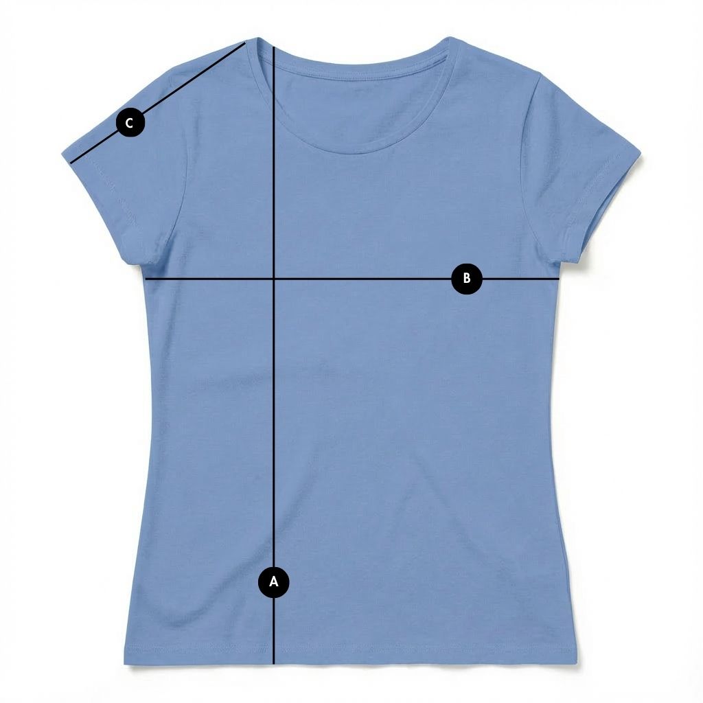 T-SHIRT DAMSKI NIEBIESKI - PETIT packshot