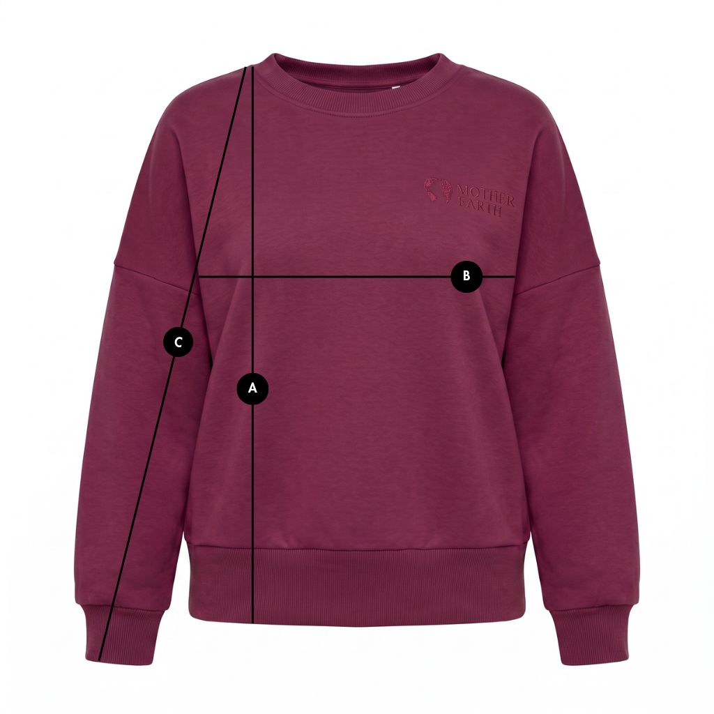 BURGUNDY CREWNECK SWEATSHIRT - OZARK packshot