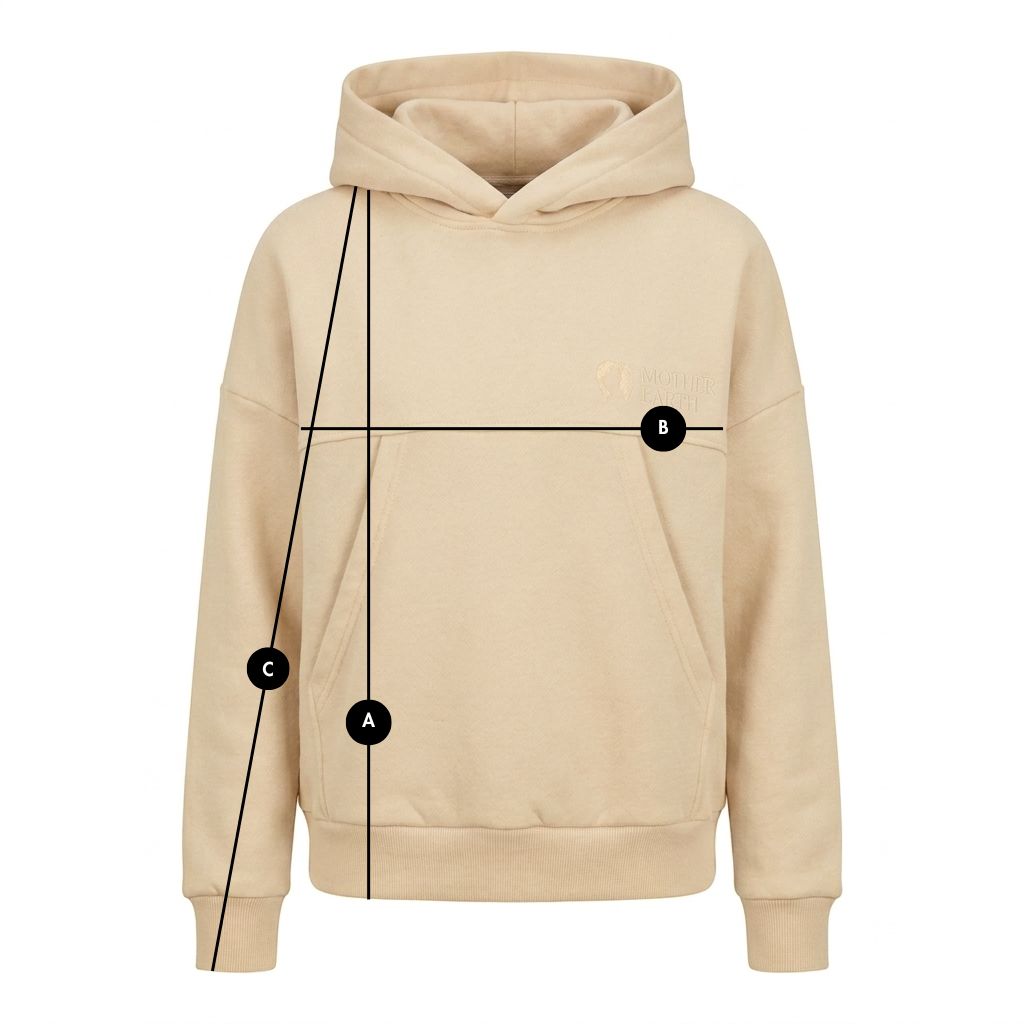 LIGHT BEIGE HOODED SWEATSHIRT - MURIA packshot