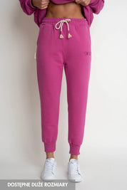 PINK JOGGER TROUSERS - BEGERA