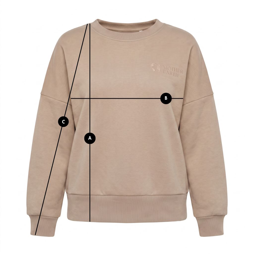 BLUZA TYPU CREWNECK JASNOBRĄZOWA - OZARK packshot