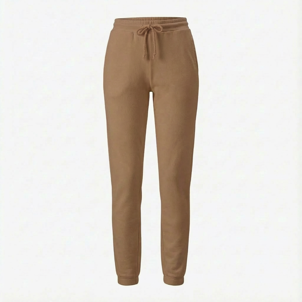 FITTED LONG BROWN SWEATPANTS - ITAKA packshot