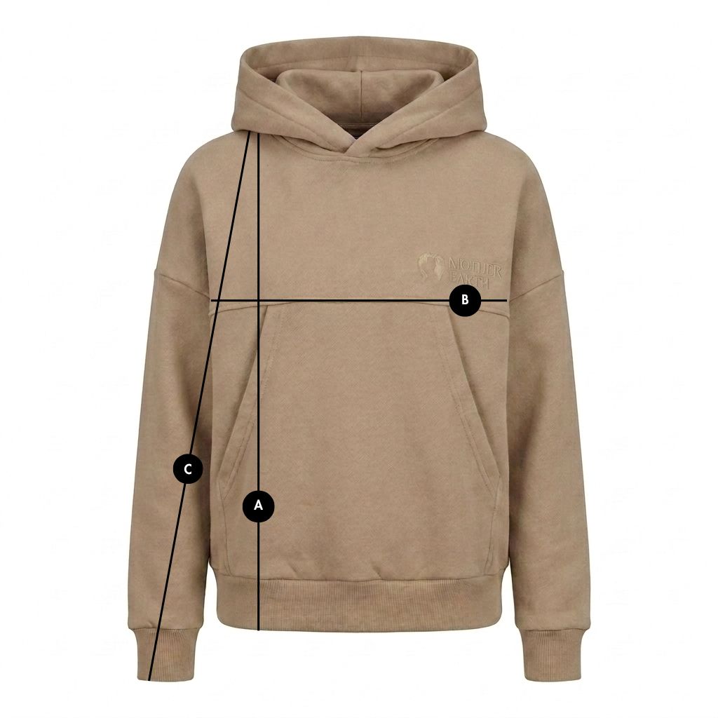 LIGHT BROWN HOODIE - MURIA packshot