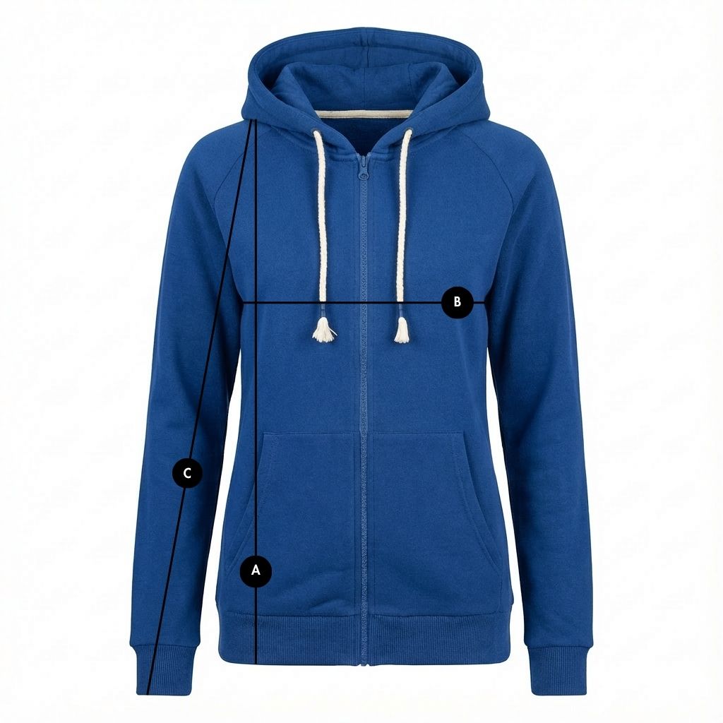 ZIPPER WITH HOOD - CORNFLOWER BLUE - ZANZIBAR packshot