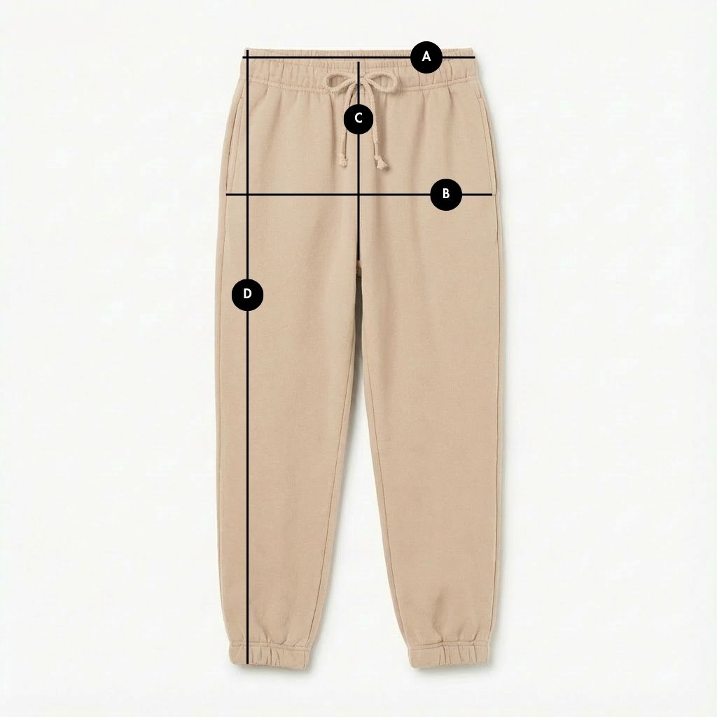 BEIGE BAGGY SWEATPANTS - KARPATOS packshot