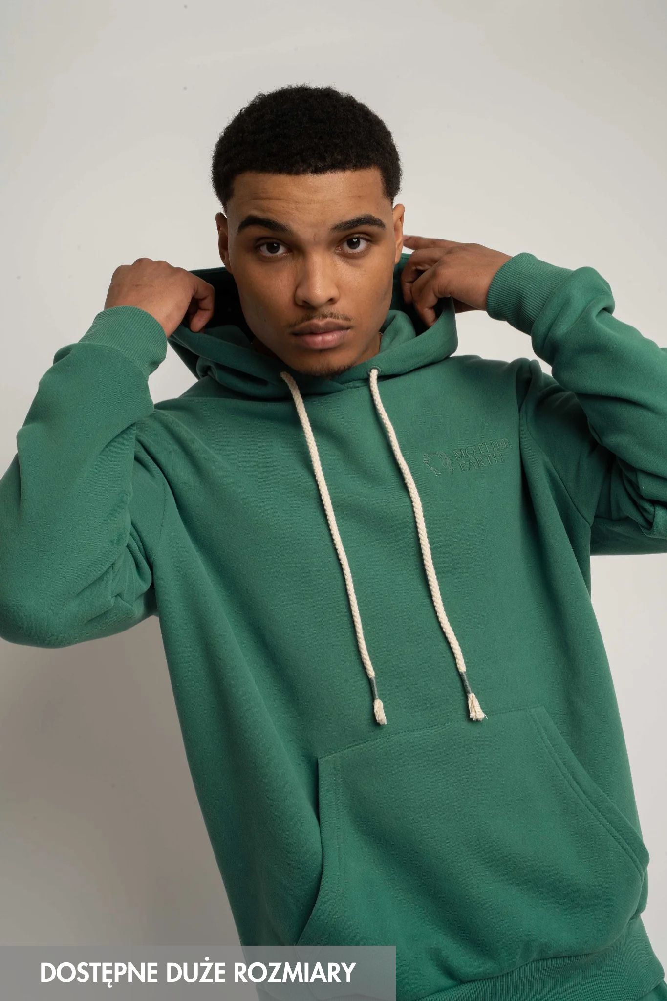 MEN'S GREEN HOODIE - ASTON