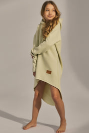 OVERSIZE SWEATSHIRT LIGHT BEIGE LIME - BELCHERA