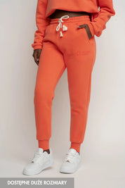 ORANGE JOGGER TROUSERS - BEGERA