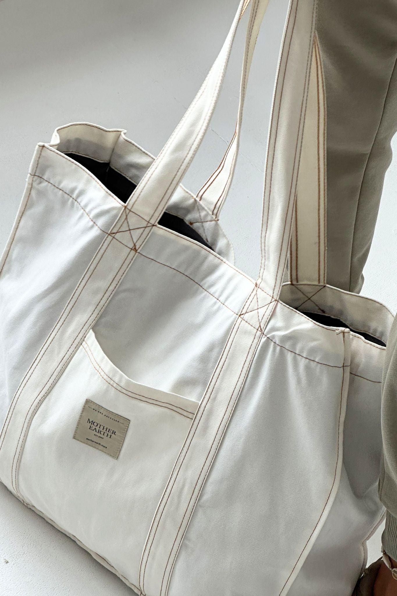 NAVY BLUE SHOPPER BAG - LIDO