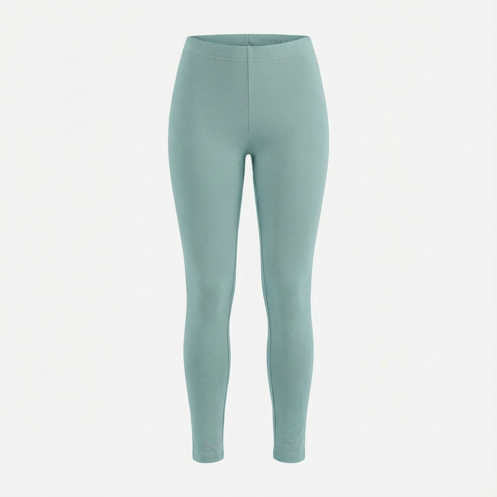 COTTON TURQUOISE LEGGINGS - LUIZIANA packshot