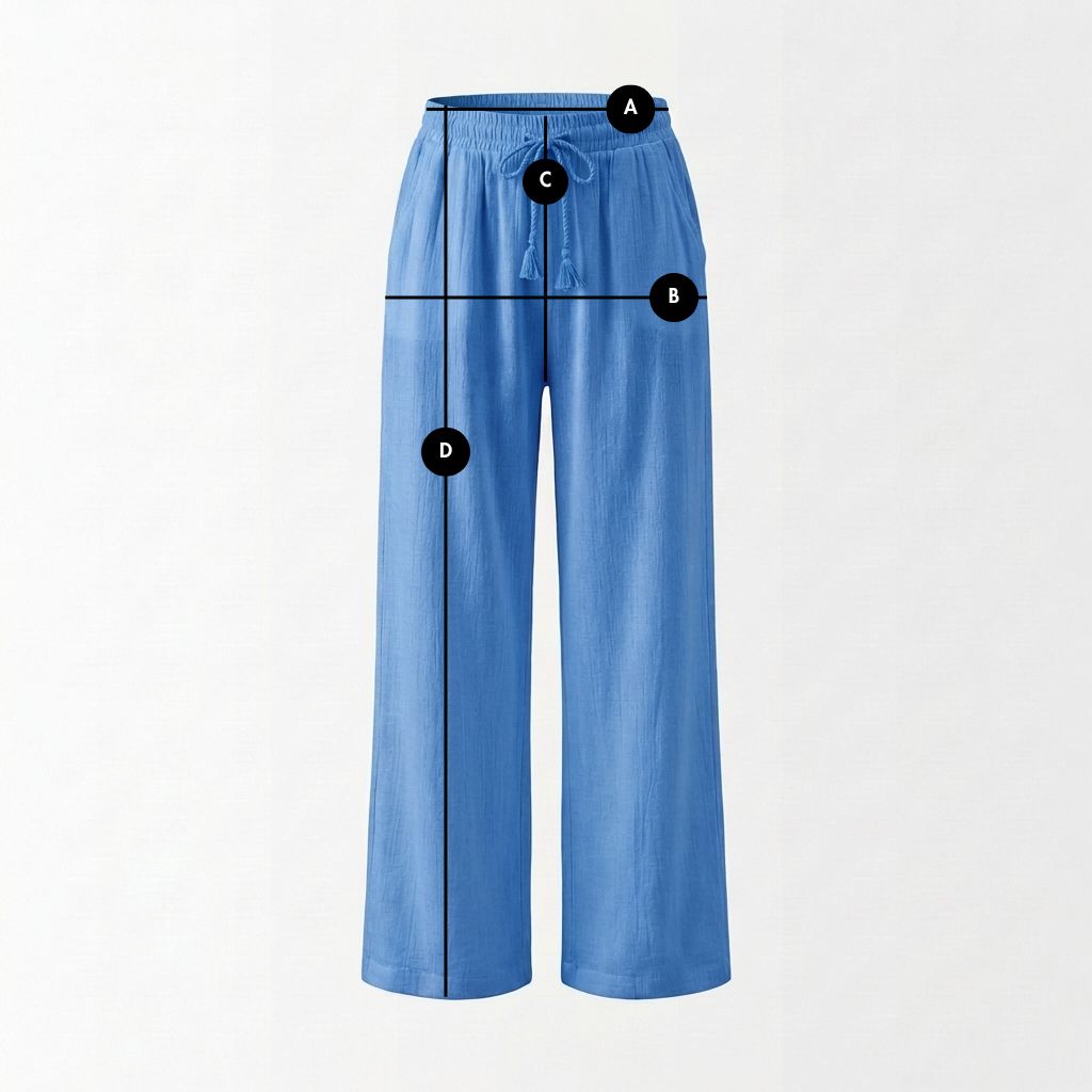 SPODNIE Z MUŚLINU NIEBIESKIE- DANAE packshot