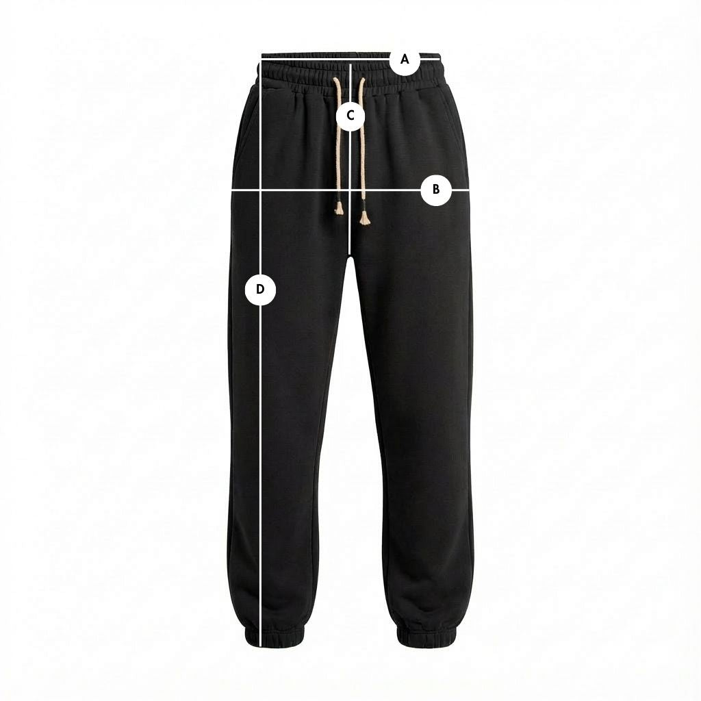 REGULAR FIT BLACK SWEATPANTS - MILOS packshot