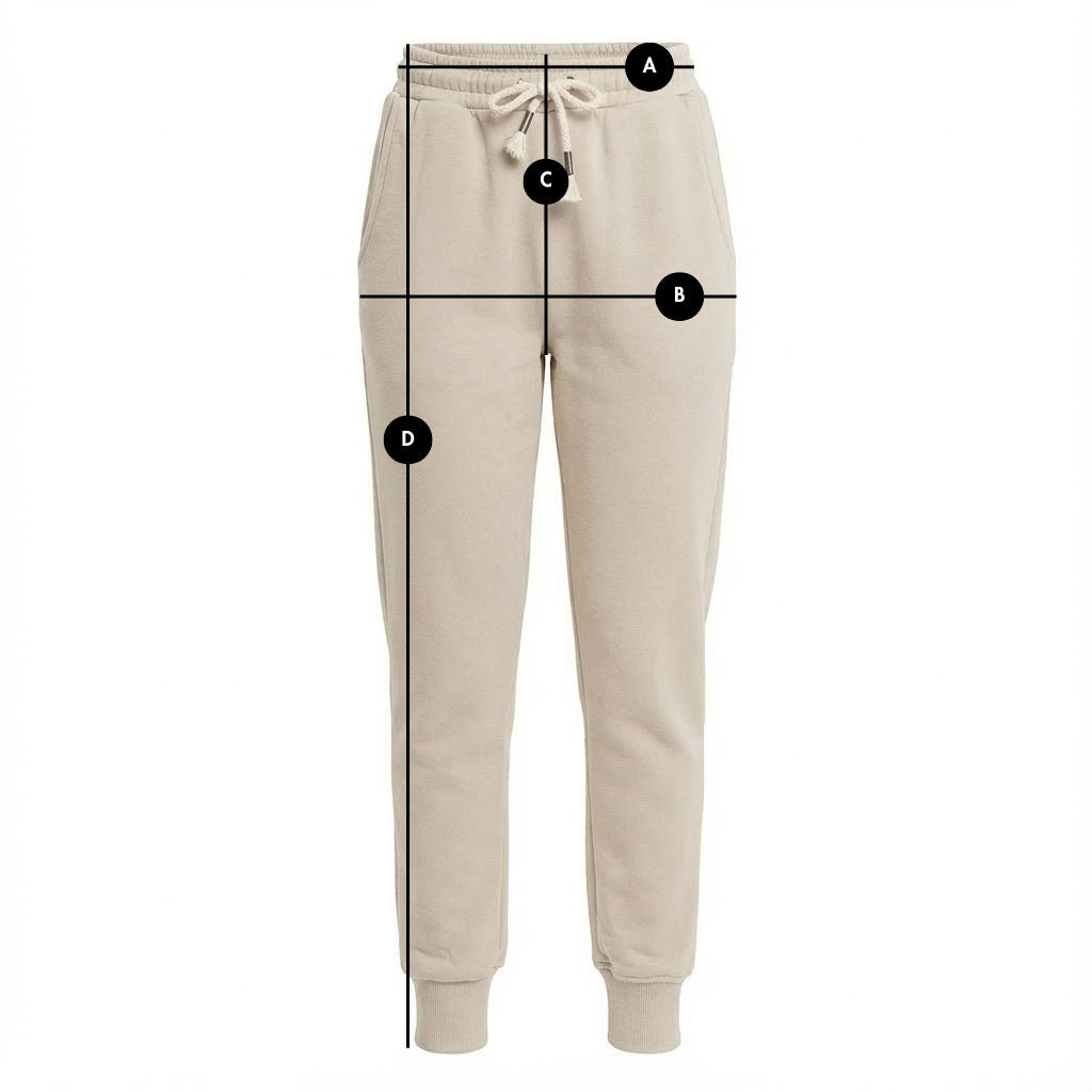 LIGHT BEIGE JOGGER TROUSERS - BEGERA packshot