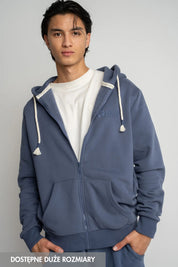 MĘSKA BLUZA Z KAPTUREM 2nd DROP GRANATOWA - NASSAU