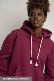 HOODIE BURGUNDY - MOHELI