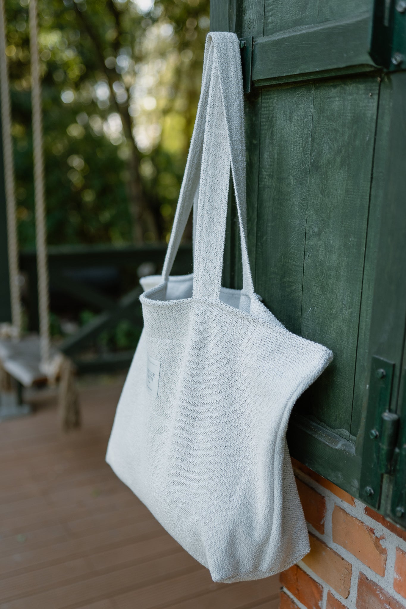 TORBA TYPU SHOPPER  BAG ECRU- FLUFFY BAG