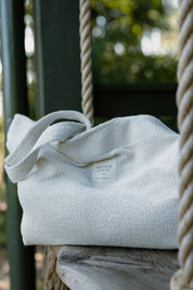 TORBA TYPU SHOPPER  BAG ECRU- FLUFFY BAG