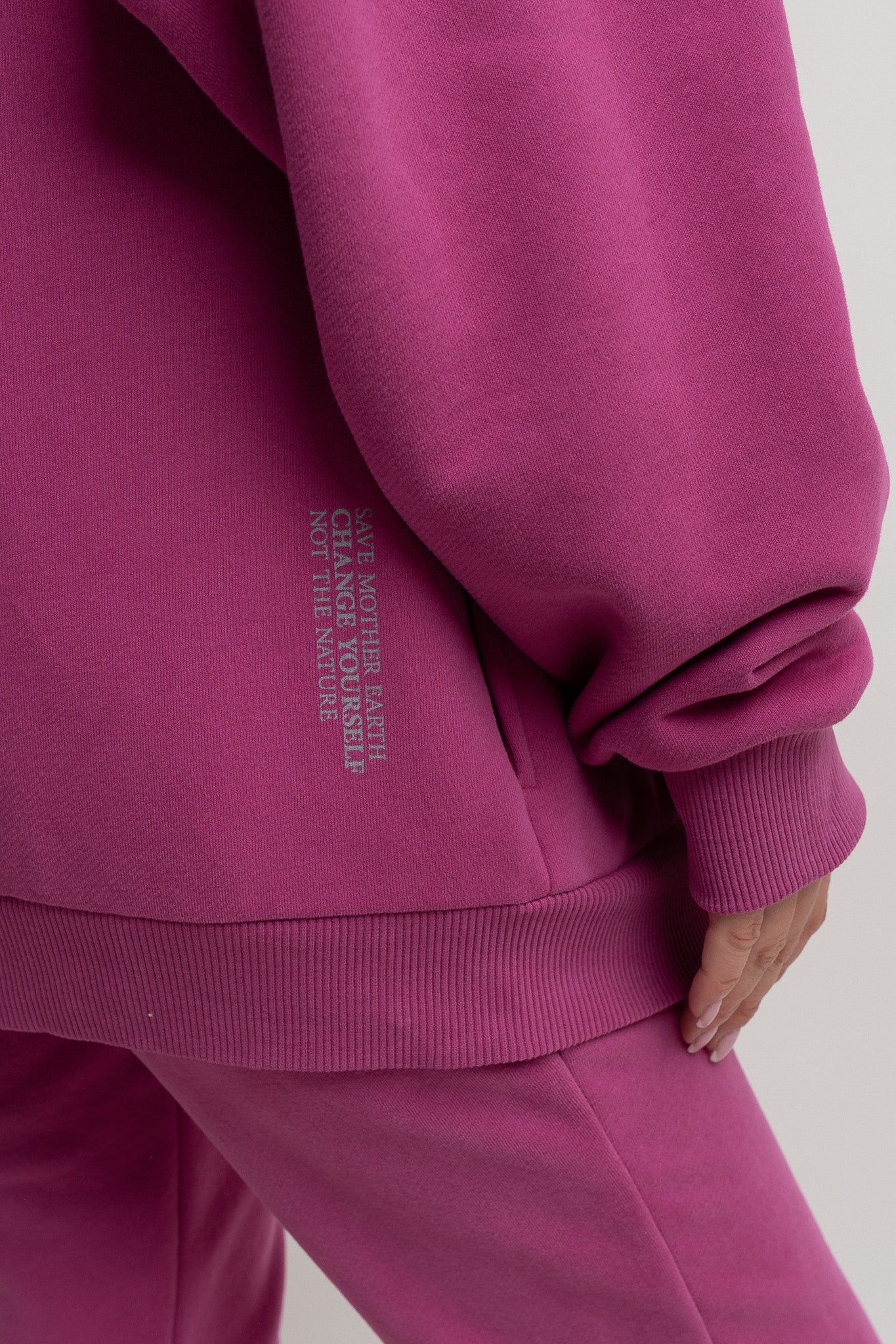 BLUZA Z KAPTUREM ROZPINANA 2nd DROP RÓŻOWA - NIKO