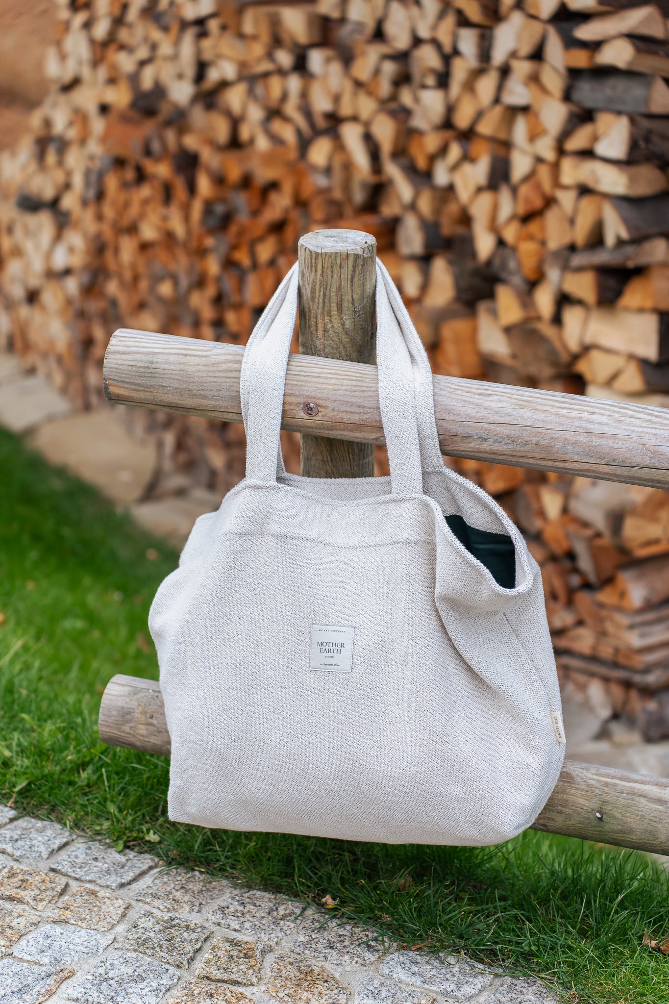 TORBA TYPU SHOPPER  BAG ECRU- ADALAR