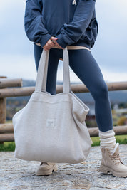TORBA TYPU SHOPPER  BAG ECRU- ADALAR