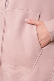 BLUZA Z KAPTUREM OVERSIZE 2nd DROP JASNORÓŻOWA - ESMERALDA