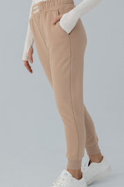 BROWN JOGGER TROUSERS - BEGERA