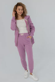 PURPLE JOGGER TROUSERS - BEGERA