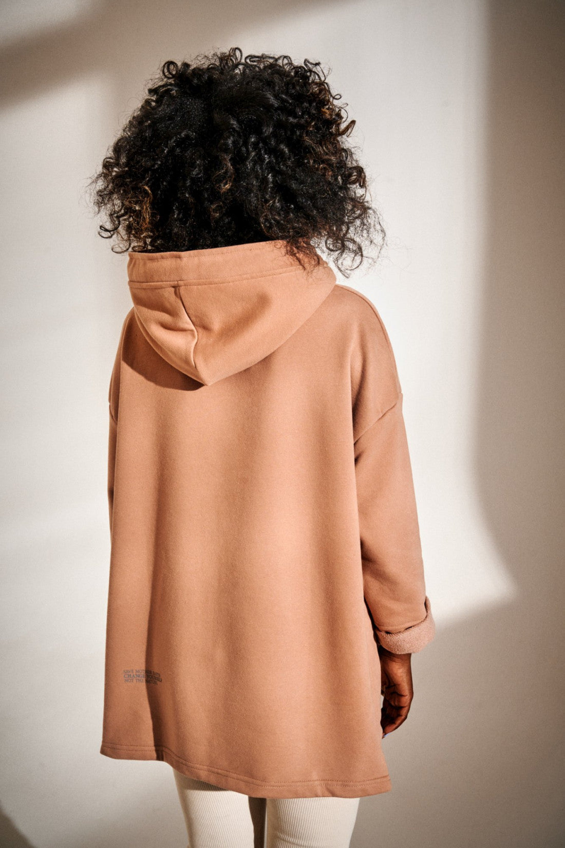 HOODED SWEATSHIRT WITH SIDE SLOTS 1st drop BROWN - BENETTA