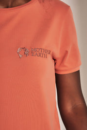 FITTED ORANGE T-SHIRT - BOUVETA