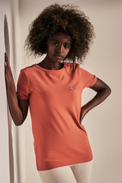 FITTED ORANGE T-SHIRT - BOUVETA