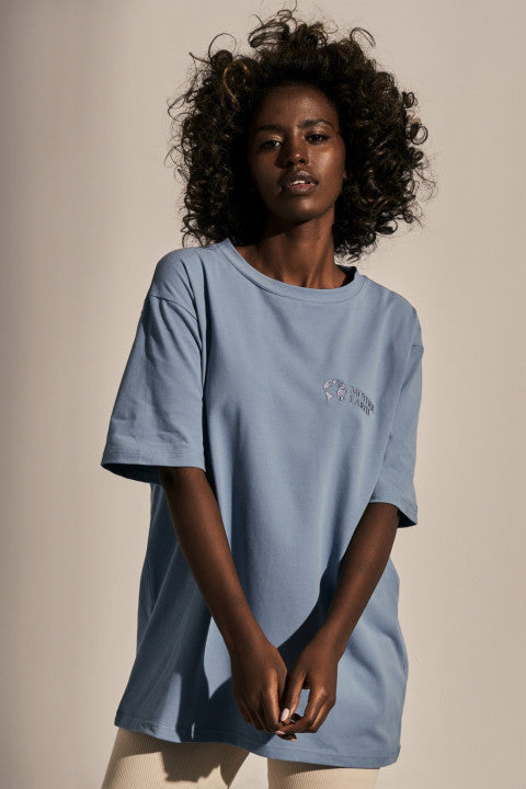 OVERSIZE T-SHIRT BLUE - CEYLON