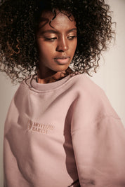 OVERSIZE LIGHT PINK SWEATSHIRT - COMINO