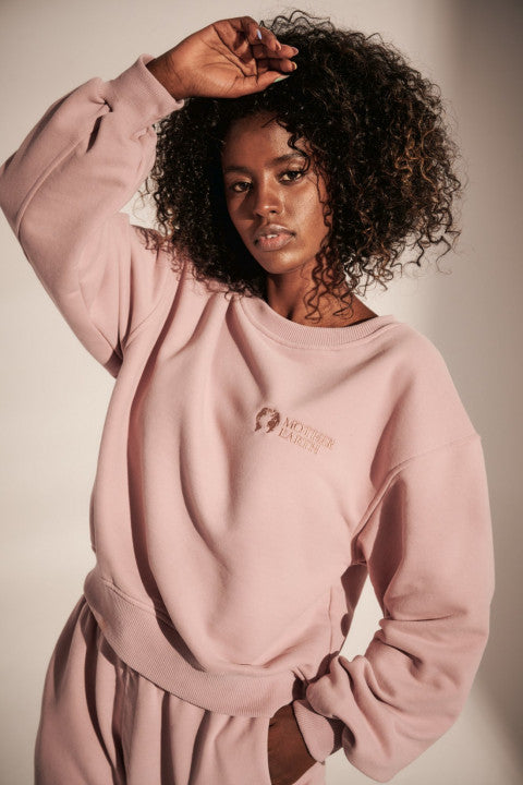 OVERSIZE LIGHT PINK SWEATSHIRT - COMINO