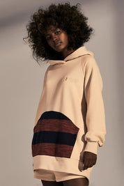 COMINOTTO - LONG HOODED SWEATSHIRT SANDY