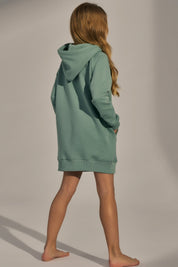 LONG TURQUOISE SWEATSHIRT - CORNWALIA