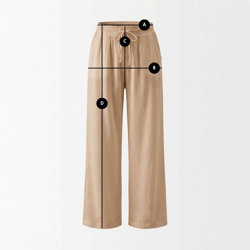 SPODNIE Z MUŚLINU BEŻOWE - DANAE packshot