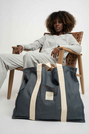 GRAPHITE SHOPPER BAG - LIDO