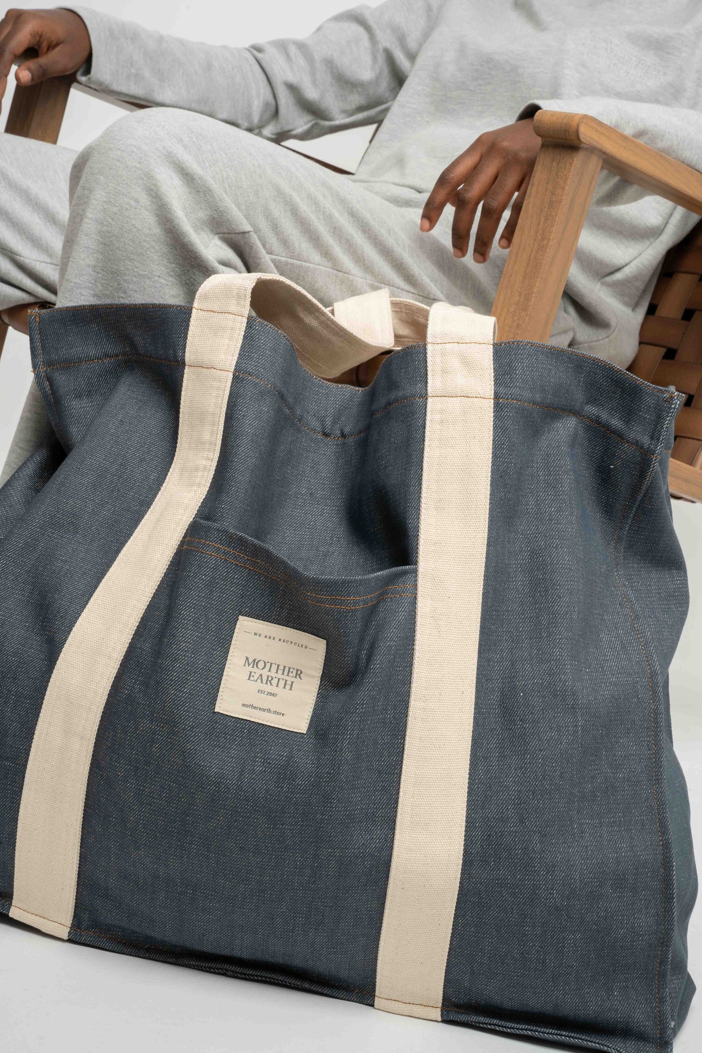 GRAPHITE SHOPPER BAG - LIDO
