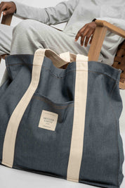GRAPHITE SHOPPER BAG - LIDO