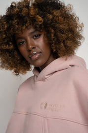 BLUZA Z KAPTUREM 2nd DROP JASNORÓŻOWA - MURIA