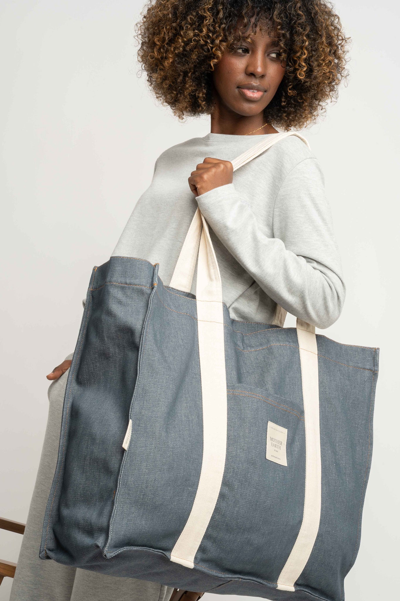 GRAPHITE SHOPPER BAG - LIDO