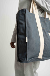 GRAPHITE SHOPPER BAG - LIDO