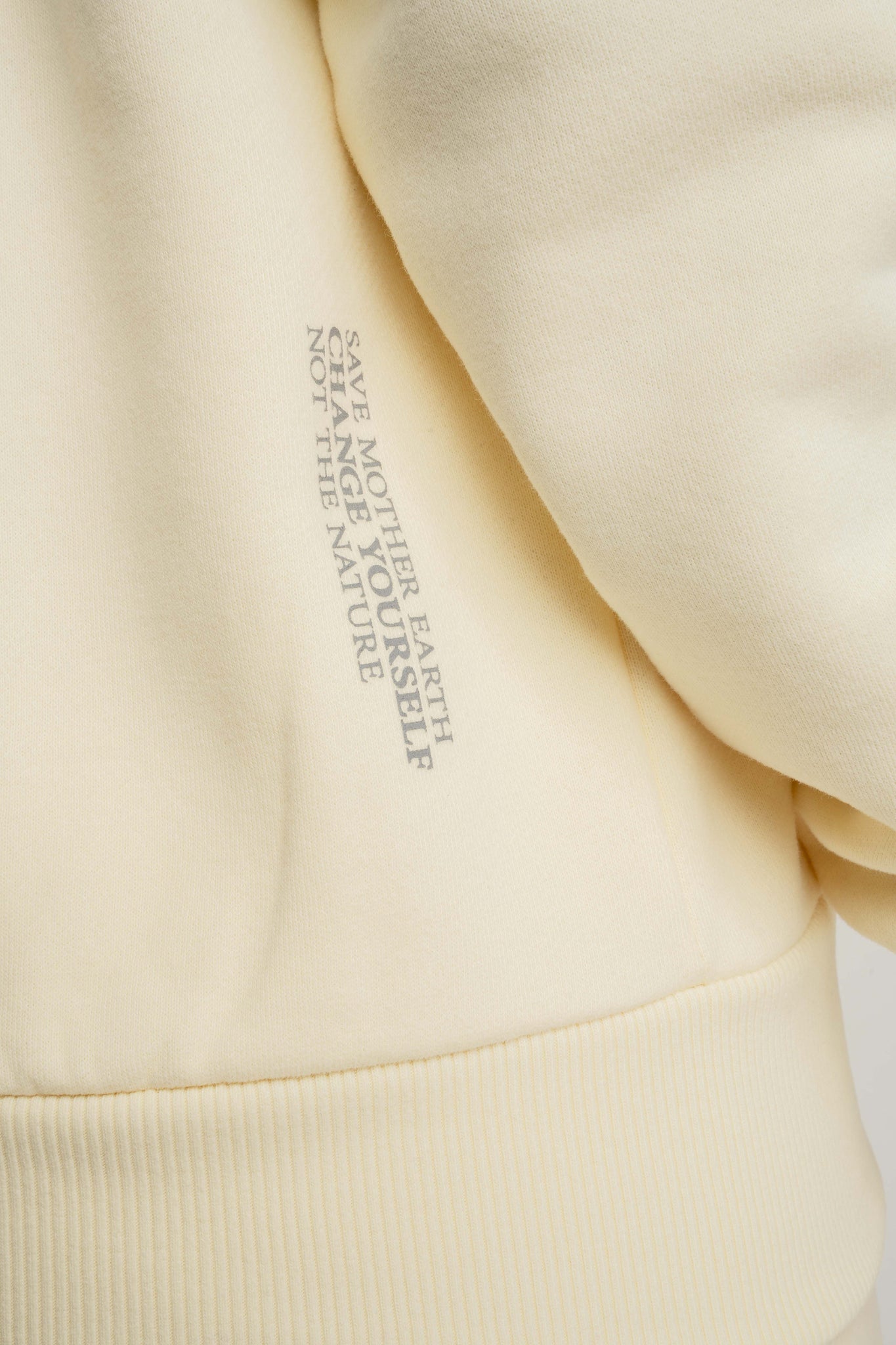 ECRU HOODED SWEATSHIRT - MURIA
