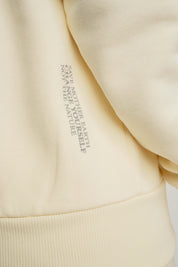 ECRU HOODED SWEATSHIRT - MURIA