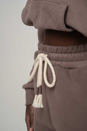 SPODNIE DRESOWE TYPU JOGGER CAPPUCCINO- BEGERA