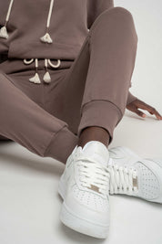 SPODNIE DRESOWE TYPU JOGGER CAPPUCCINO- BEGERA